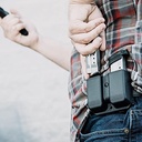 OWB Double Mag Pouch for Glock 17, 19, 22, 23 & More - USA Made - Signature Double Magazine Carrier with Tek-Lok Belt Attachment Clip by Blade-Tech Ho