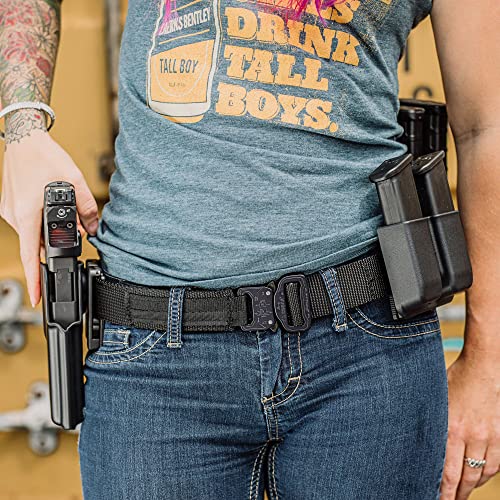 OWB Double Mag Pouch for Glock 17, 19, 22, 23 & More - USA Made - Signature Double Magazine Carrier with Tek-Lok Belt Attachment Clip by Blade-Tech Ho
