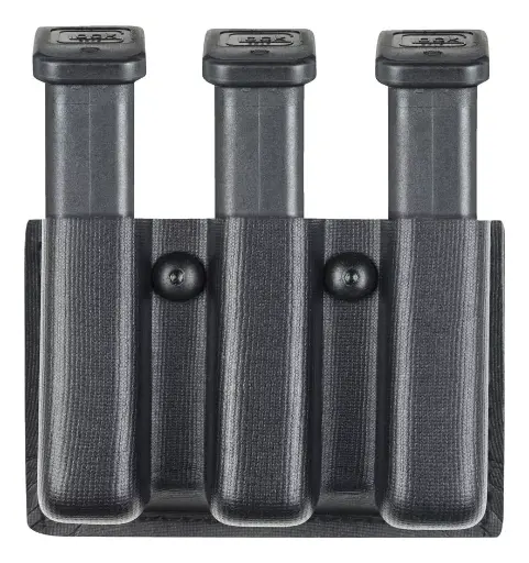 PORTA CARGADOR SAFARILAND TRIPLE PARA PIERNERA GLOCK 17,19,22
