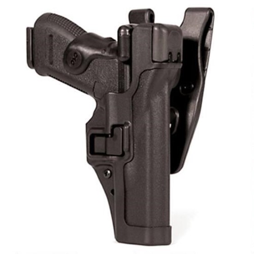 BlackHawk SERPA Level 3 Auto Lock Duty Holsters Beretta 92/Beretta 96 Right Hand Matte Black 44H104BK-R
