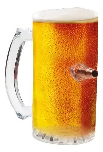 Tarro De Cerveza Bullet De 500 Ml BALA CAL.50